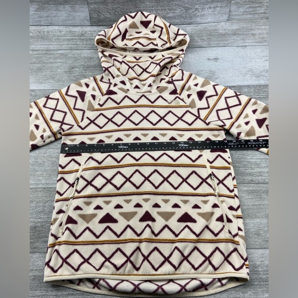 The North Face Fleece Hoodie Womens Small Aztec Cowl Neck Pullover Southwest - Picture 4 of 16